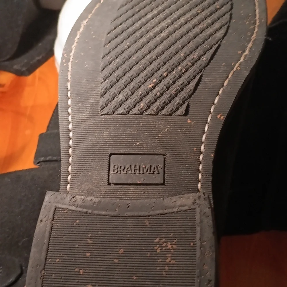 Brahma Men's Boots Size 9 Suede Black
